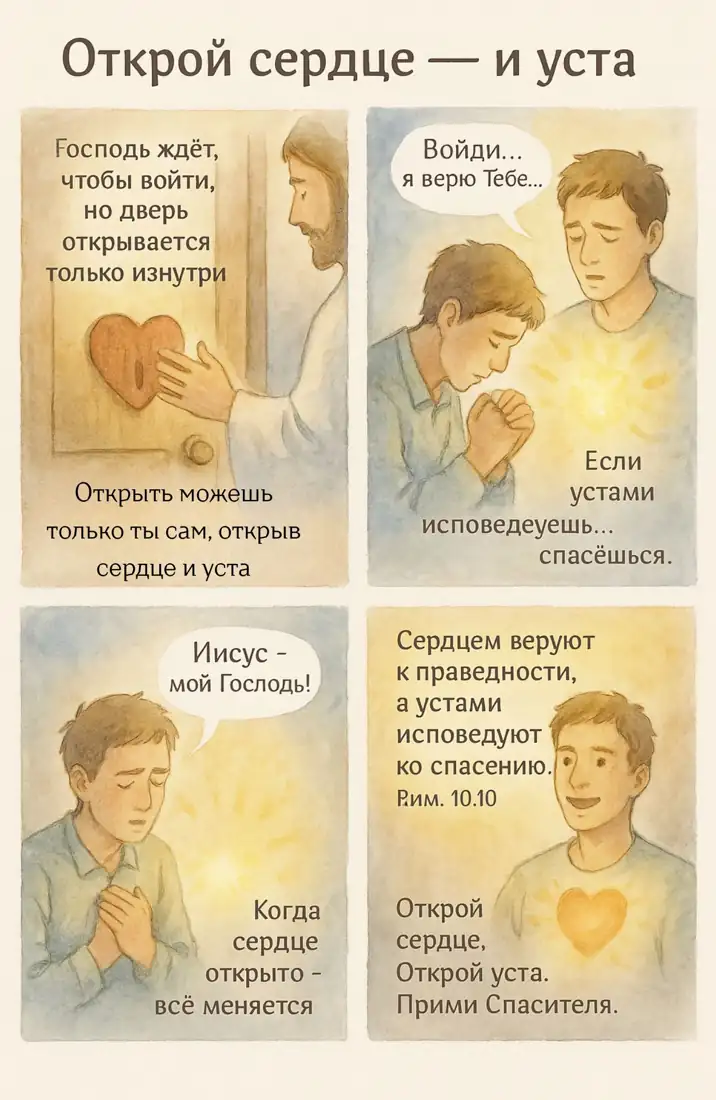 Открой сердце — и уста