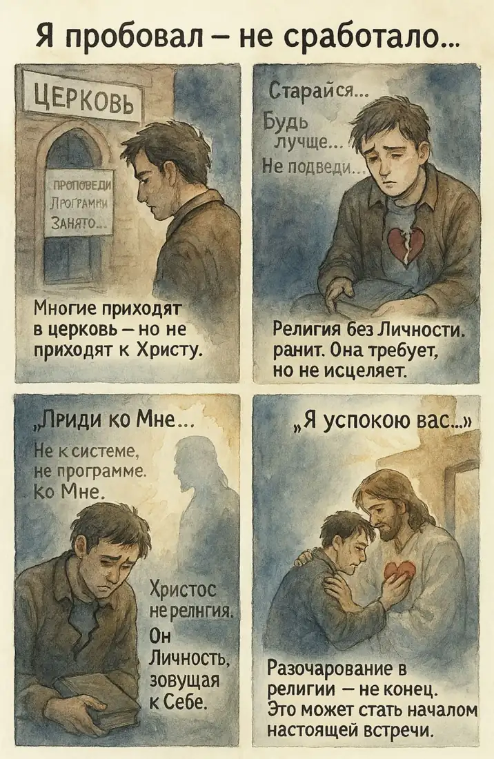 Я пробовал — не сработало…