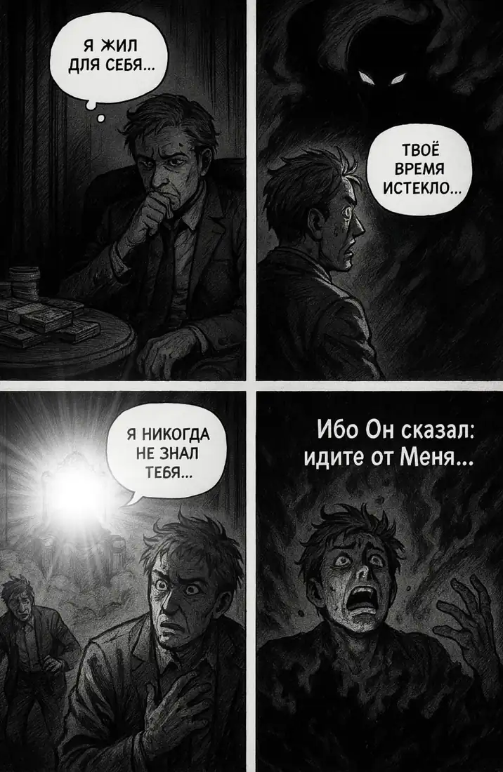 Ты кричал, что Бог не нужен. Теперь ты перед Ним.