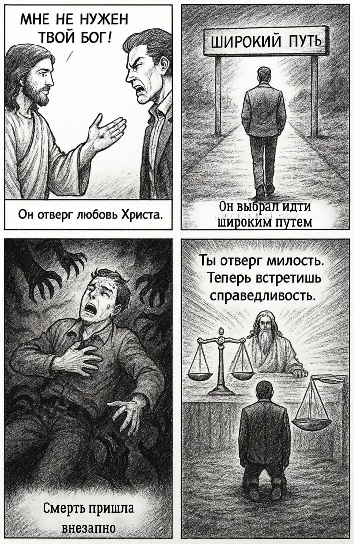 Ты отверг милость. Теперь встретишь справедливость.