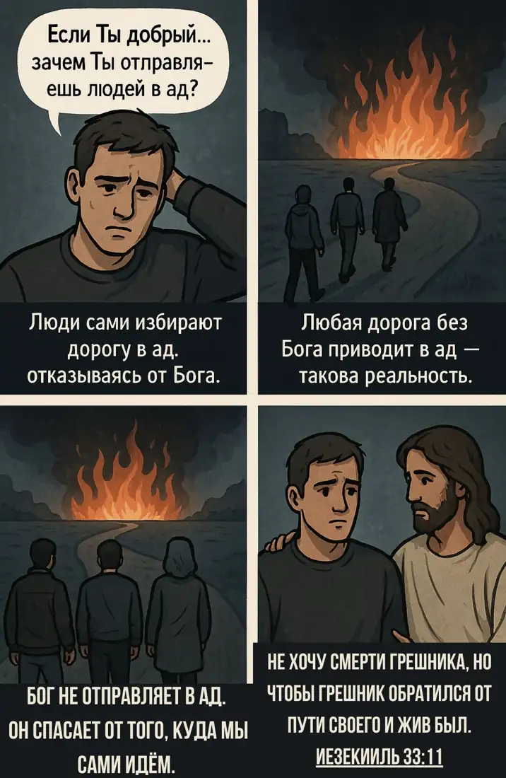 Почему Бог отправляет людей в ад?